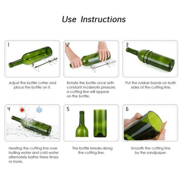 DIY Professional Glass Bottle Cutting Tool