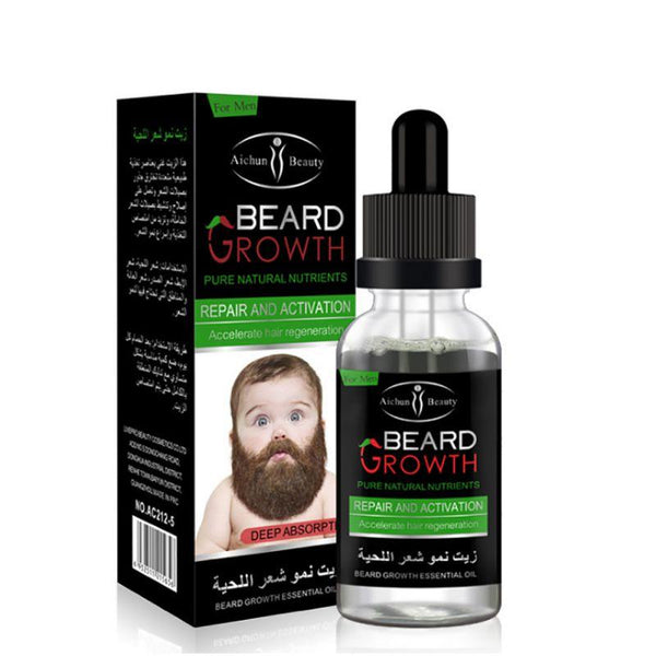 Natural Organic Beard Oil For Repair & Accelerated Growth