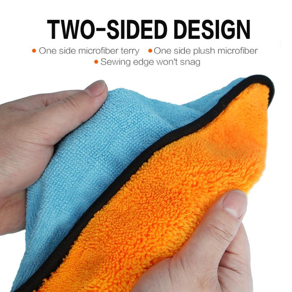 Super Thick Plush Microfiber Car Cleaning Cloth