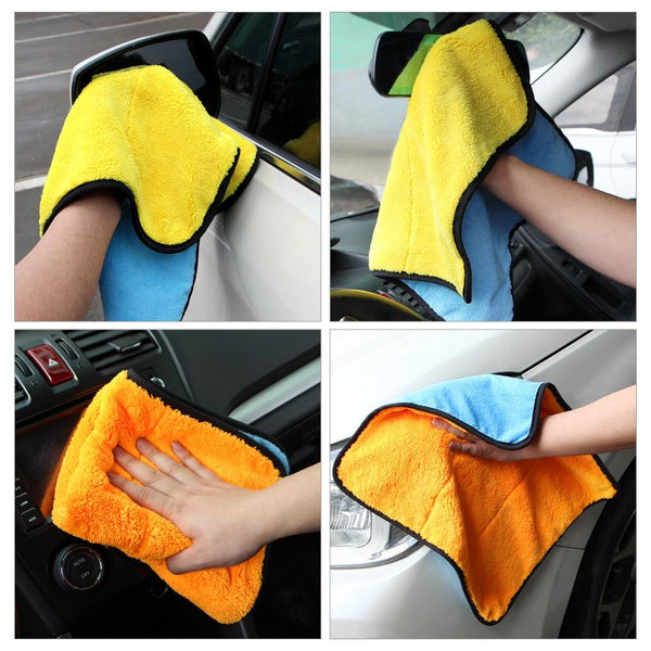 Super Thick Plush Microfiber Car Cleaning Cloth