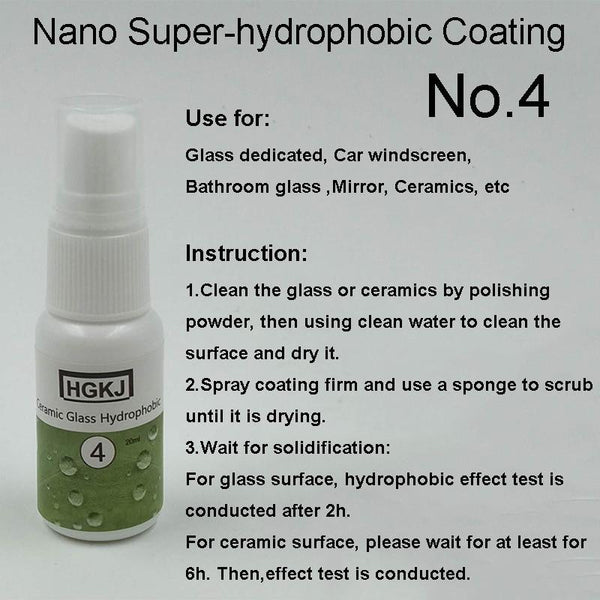 Nano Hydrophobic Coating Spray