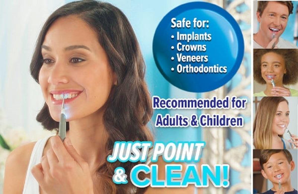 Sonic Tooth Stain Eraser Plaque Remover Teeth Whitening Dental Tool Kit