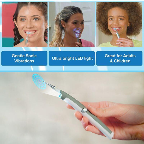 Sonic Tooth Stain Eraser Plaque Remover Teeth Whitening Dental Tool Kit