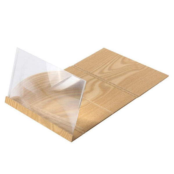 Phone Screen Glass Amplifying Magnifier With High Quality Wooden Stand